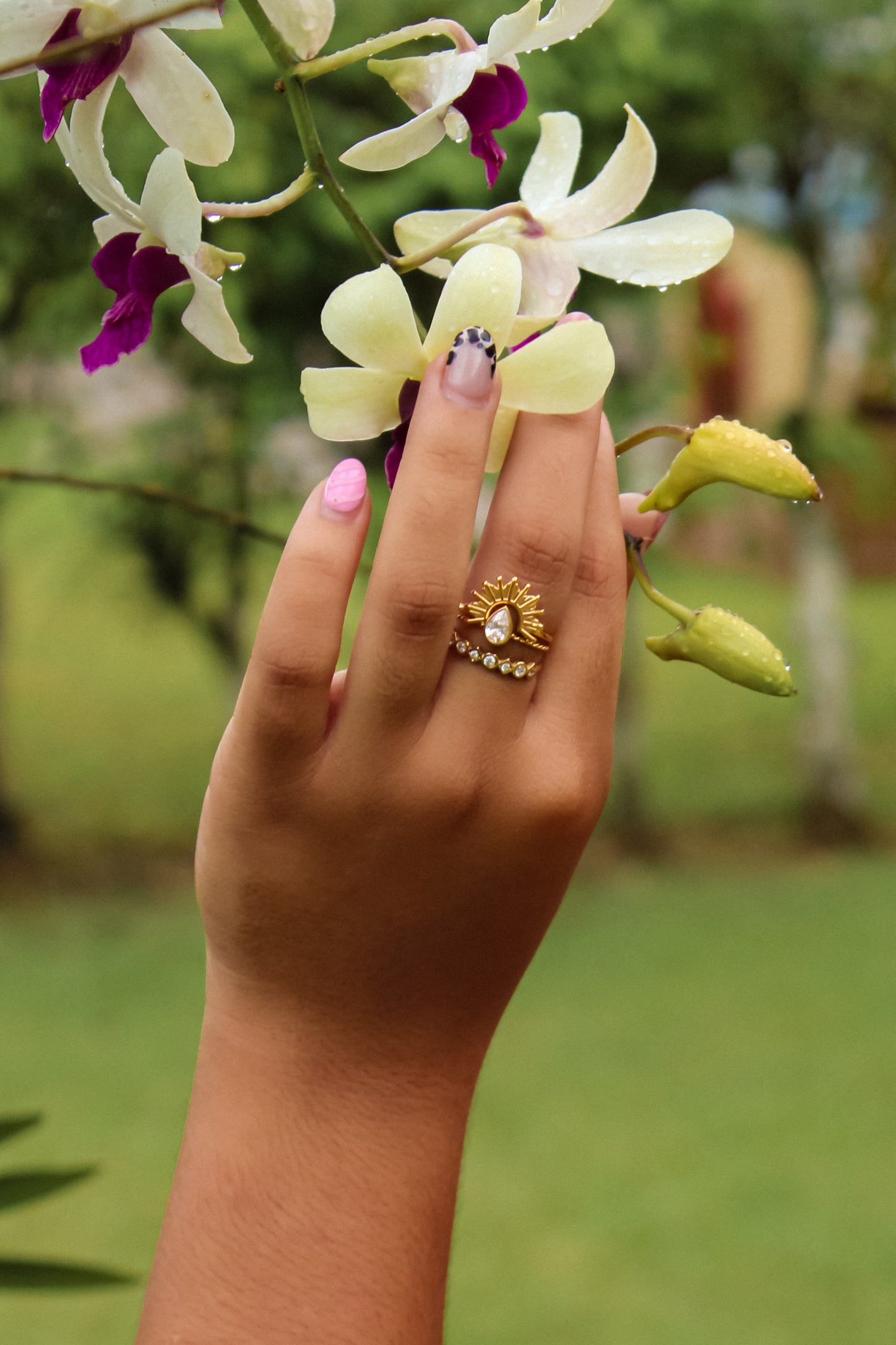 Astro Zirconia Ring Set