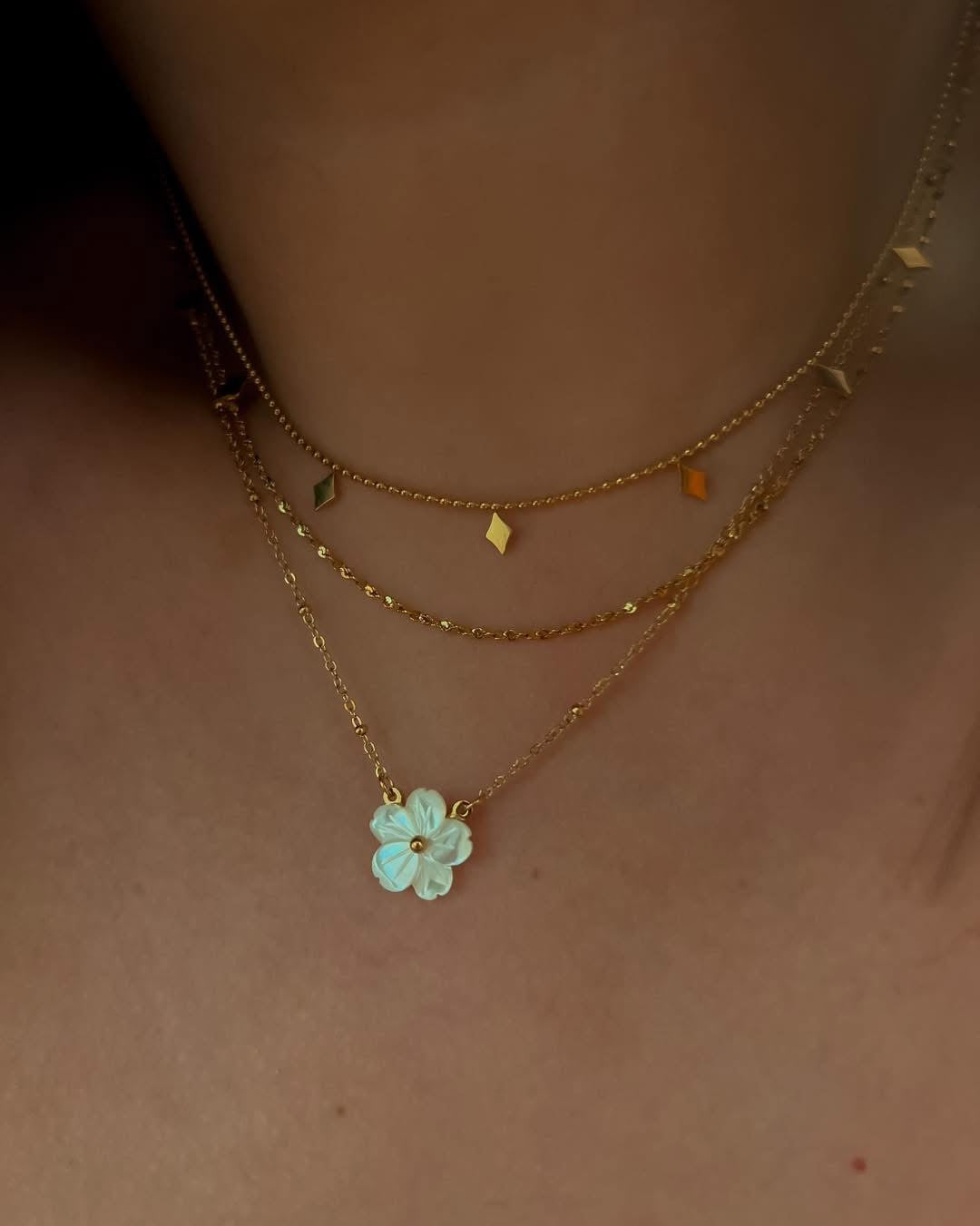 Diamonds Double necklace