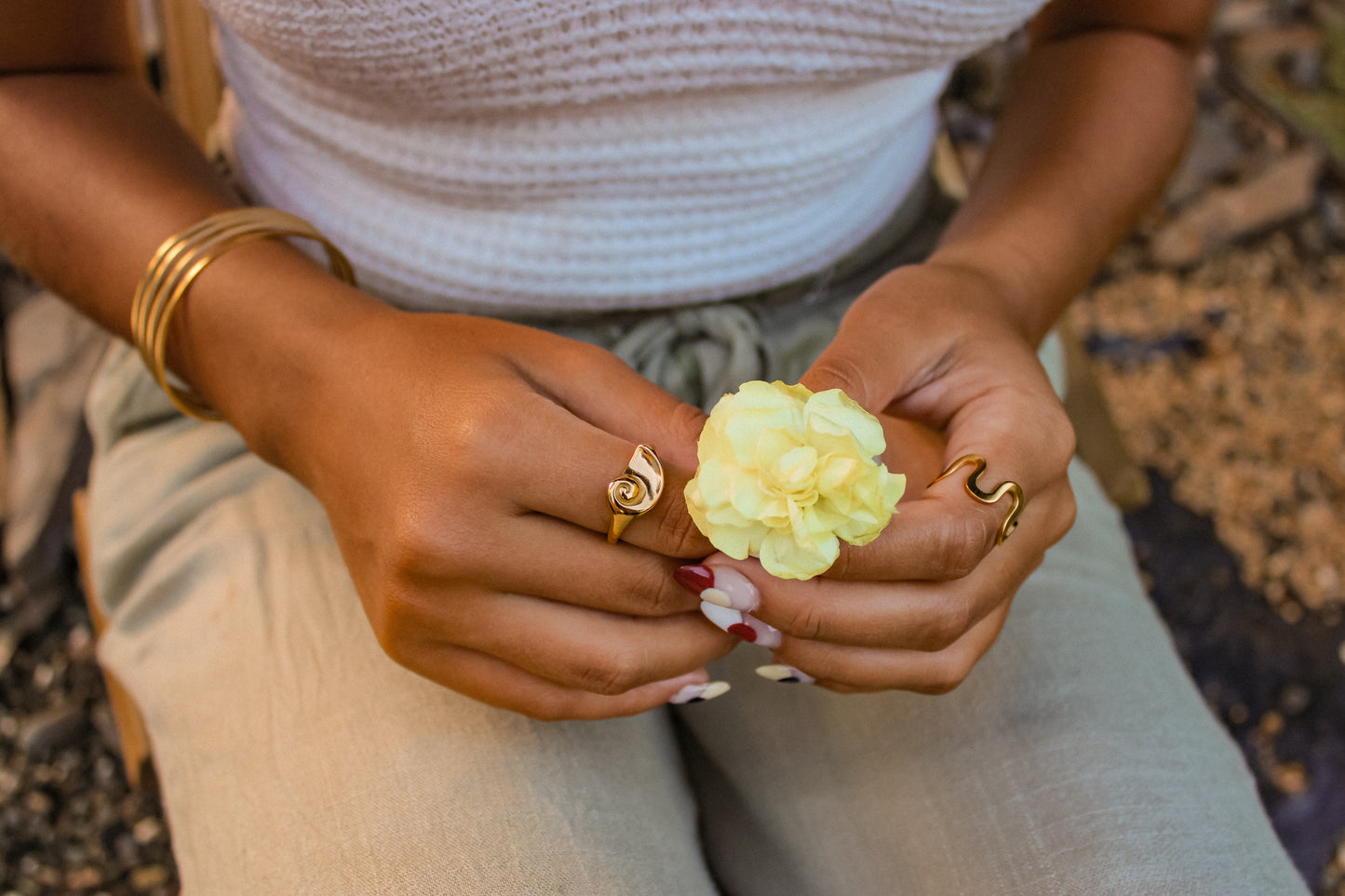 Baby Shell ring