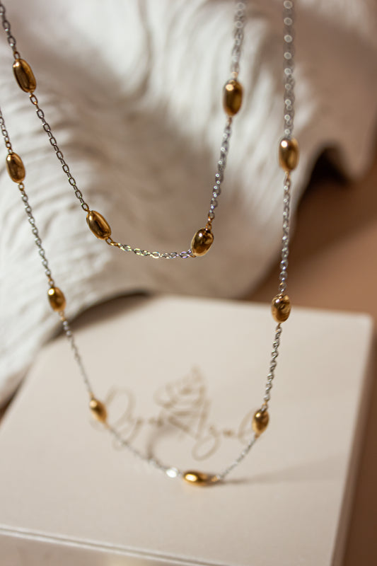 Two Tones Double necklace
