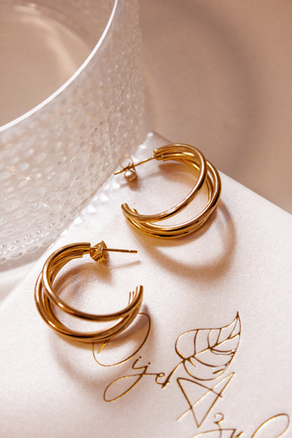 Triple Hoop earrings