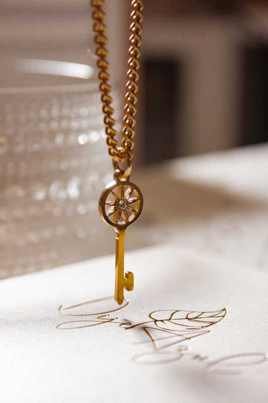 Golden Key necklace