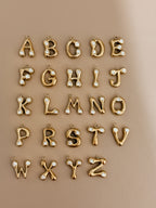 Zirconia Bold Initial necklace