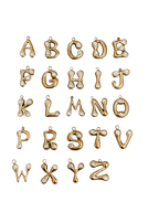 Zirconia Bold Initial necklace