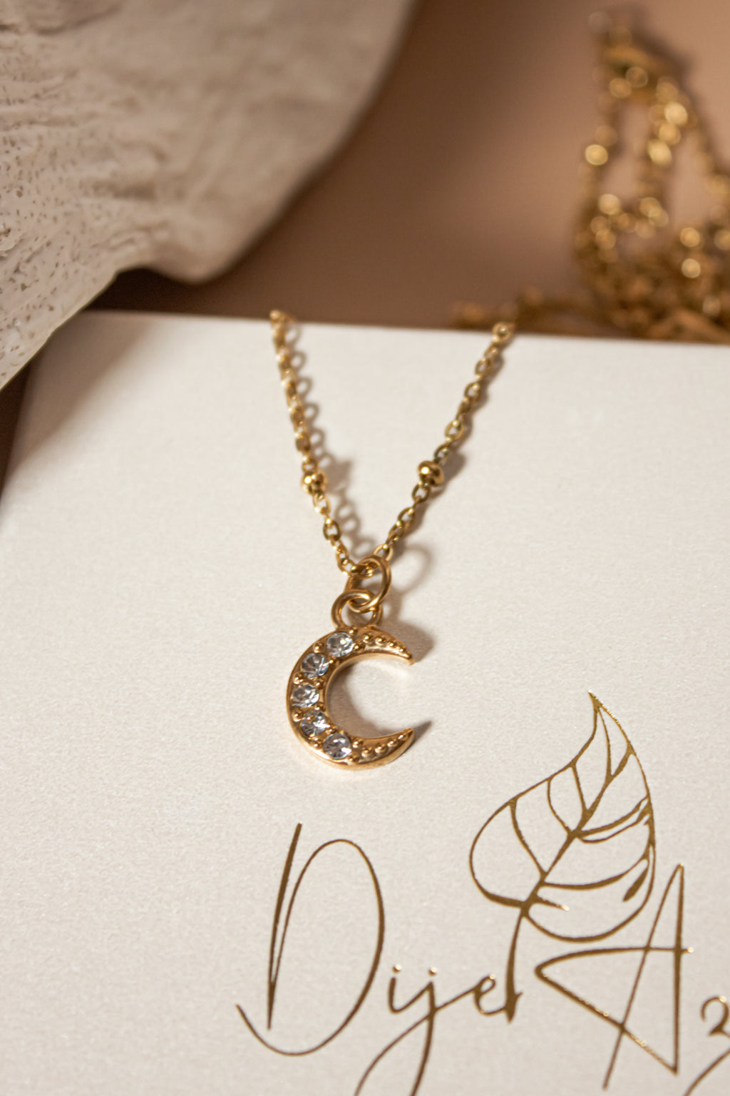 Shiny Moon necklace