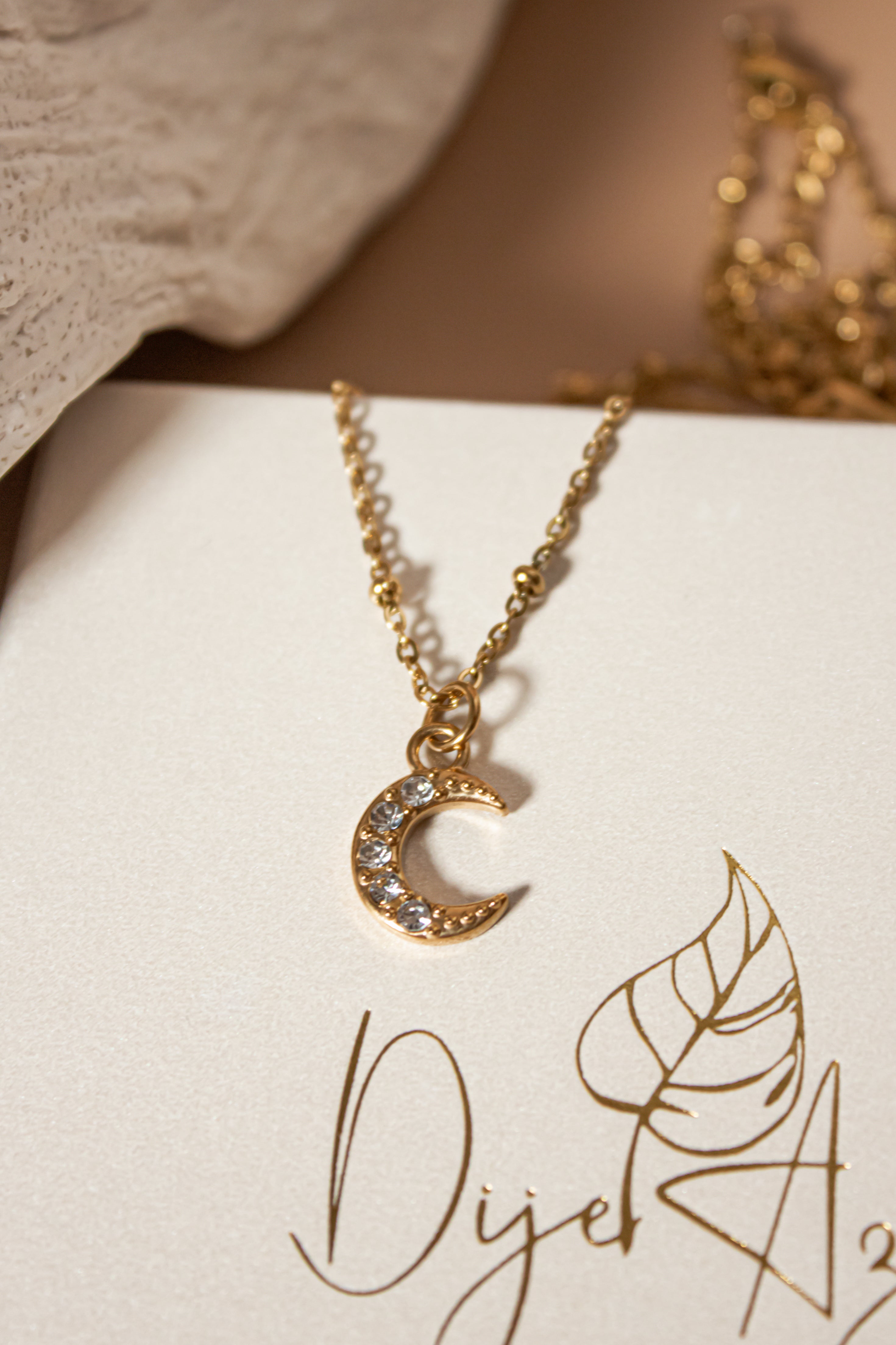 Shiny Moon necklace