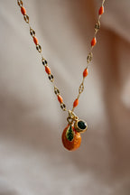 Orange necklace
