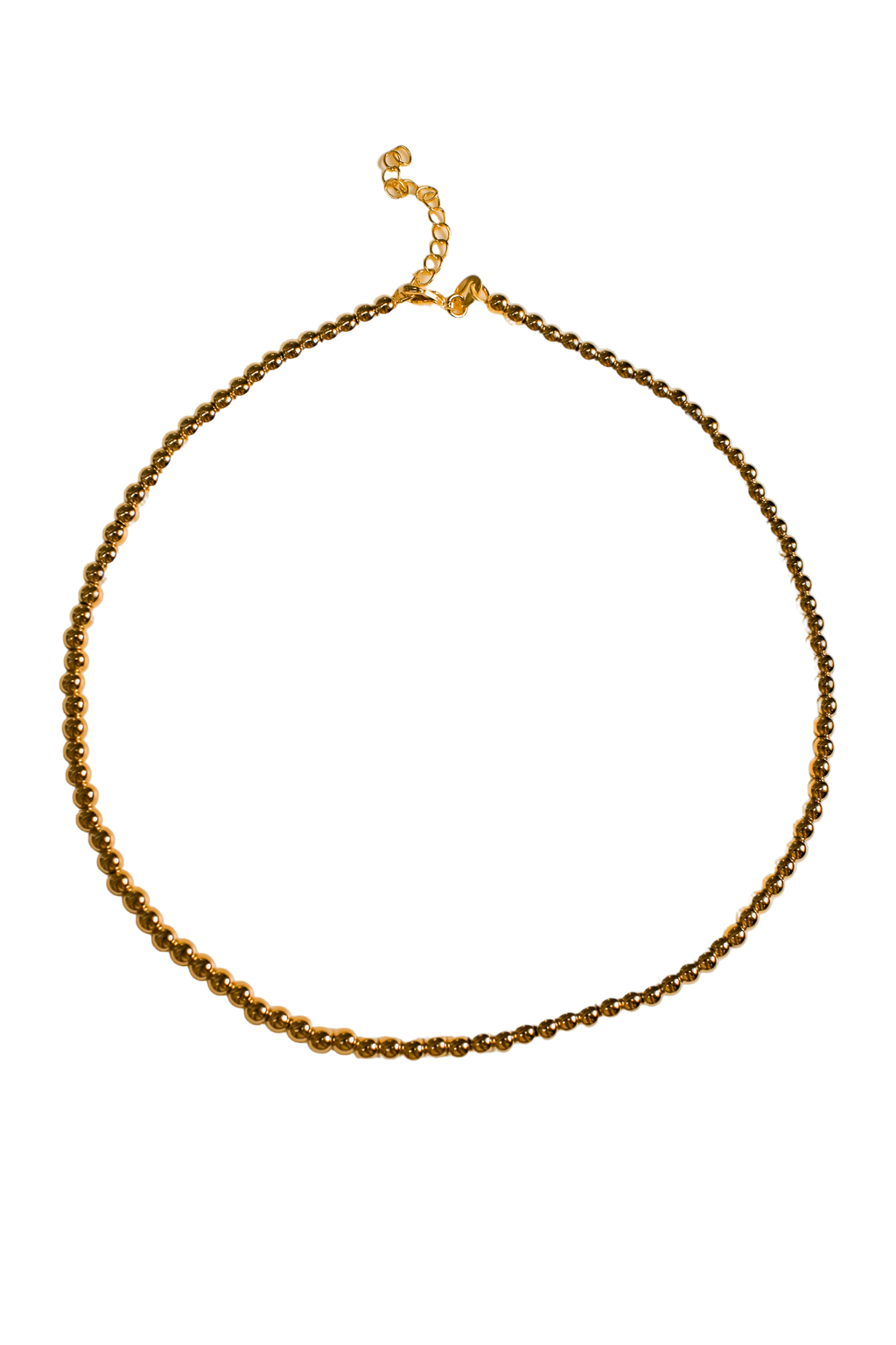Gold Beads necklace (18kGF)