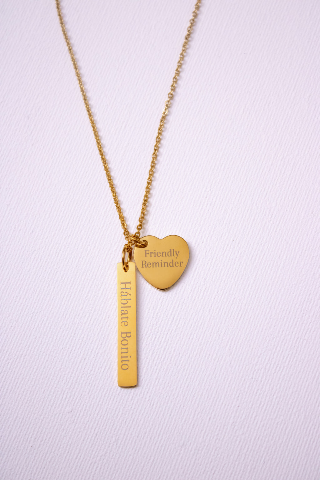 Un dia al Vez Reversible necklace
