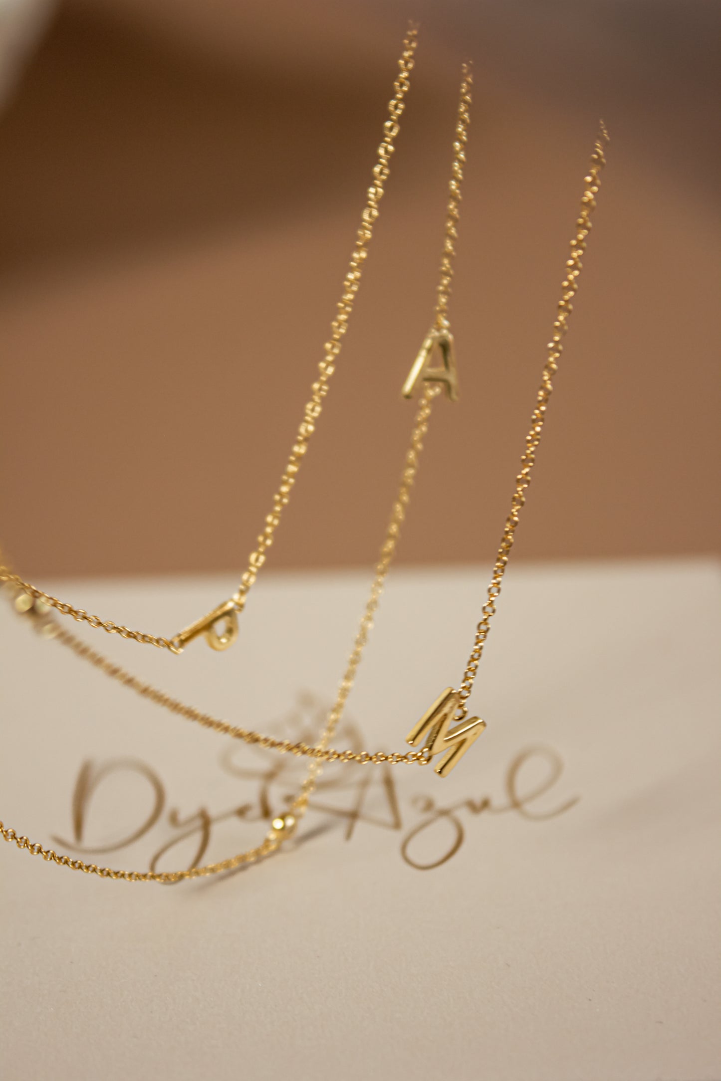 Dainty Initial necklace (S925)