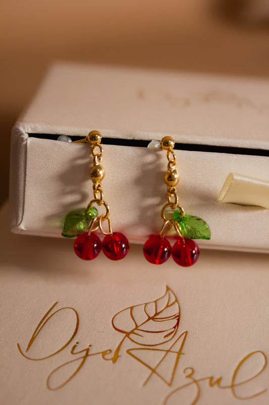 Cherry earrings