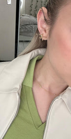 Dainty Initial necklace (S925)