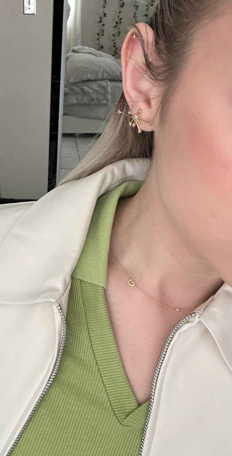 Dainty Initial necklace (S925)