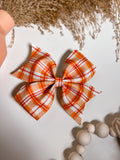 Orange Fall Bow