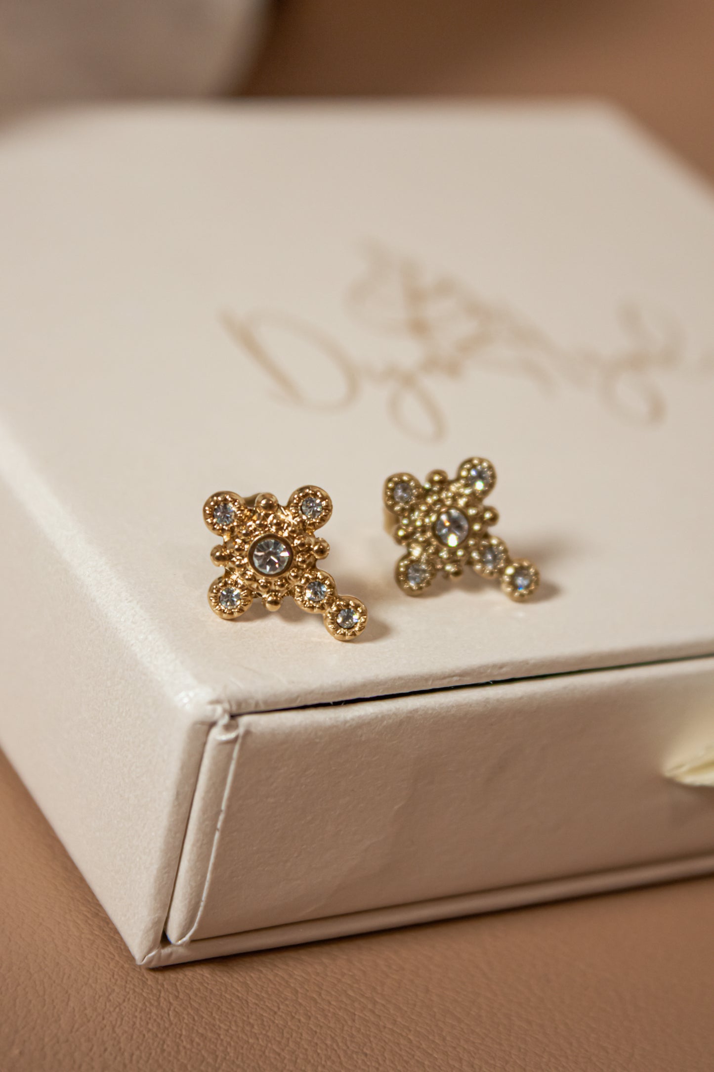 Sparkling Cross earrings