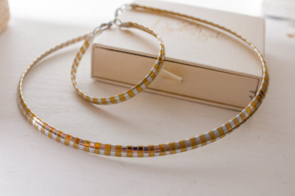Dos Tonos necklace + bracelet set