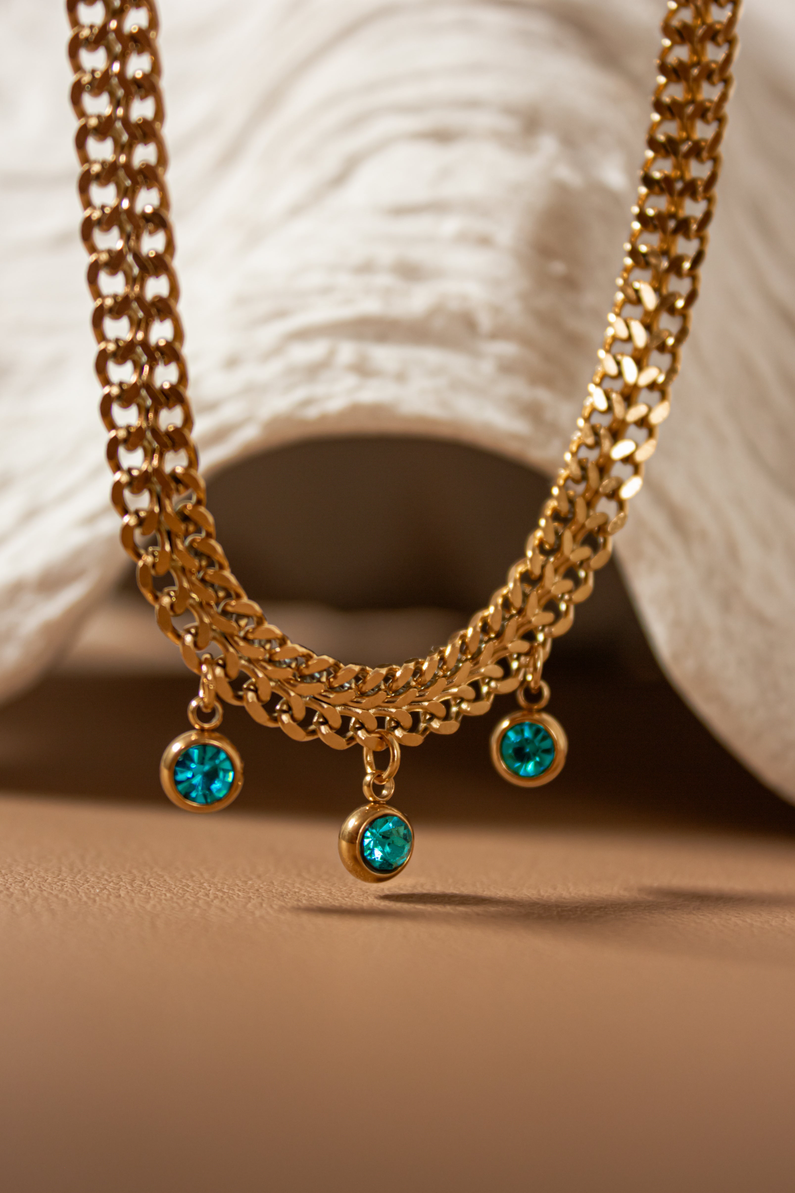 Azure necklace