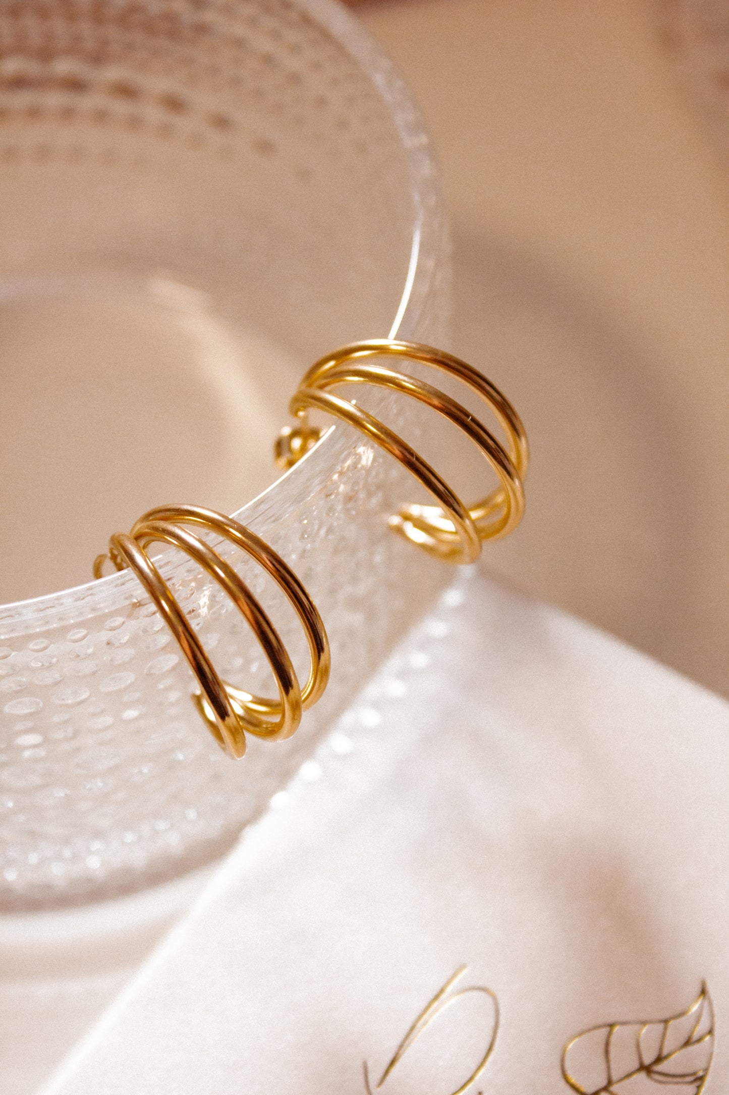 Triple Hoop earrings