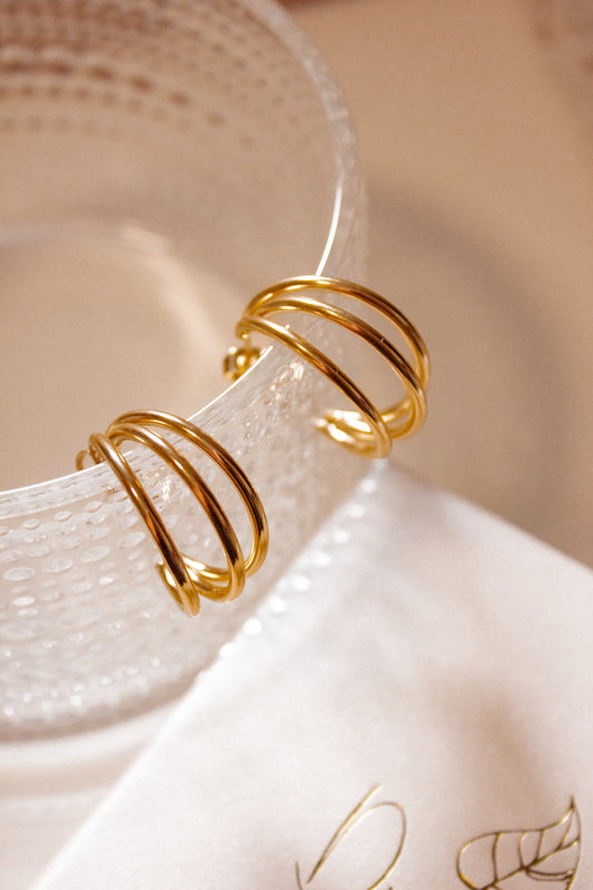 Triple Hoop earrings