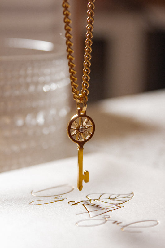 Golden Key necklace