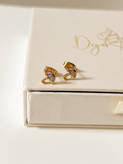 Umbrella studs earrings