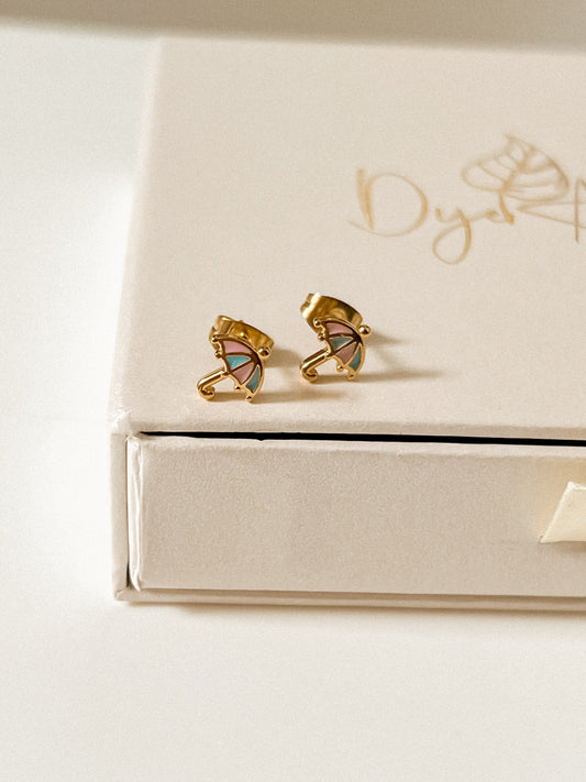 Umbrella studs earrings