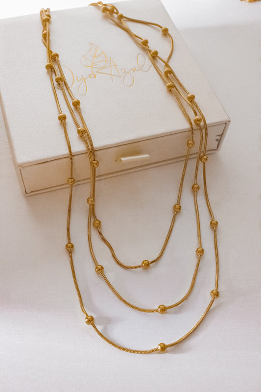 Textura Triple necklace