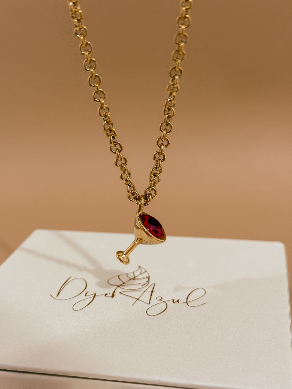 Wine Glass necklace