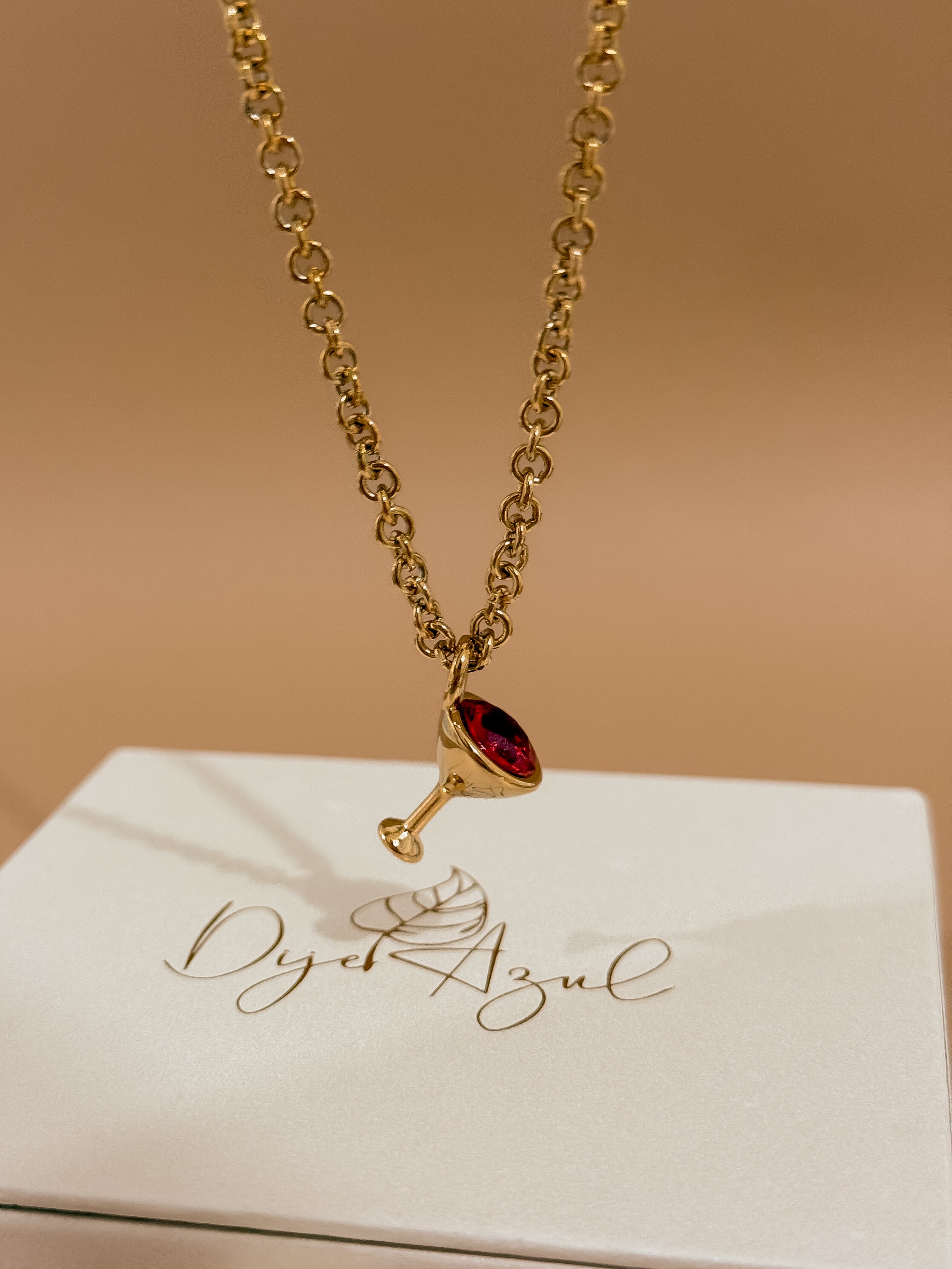 Wine Glass necklace