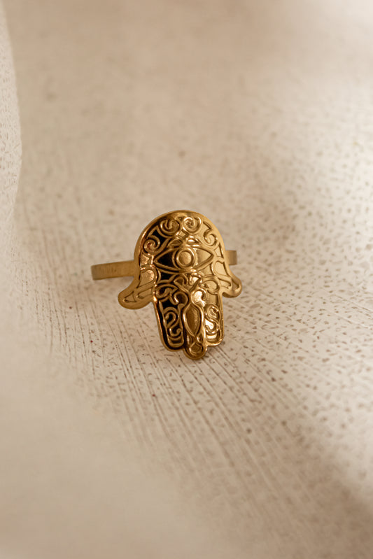 Hamsa Hand ring
