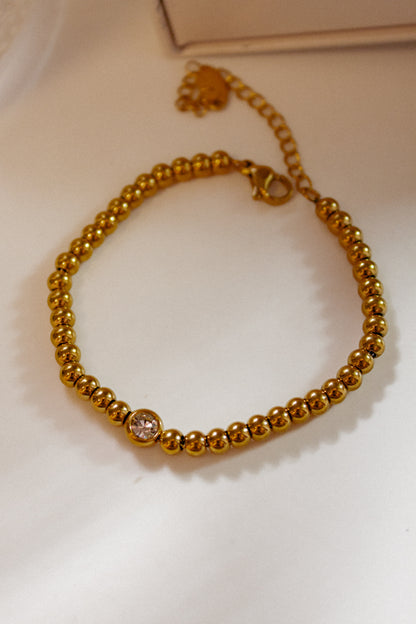 Golden Zirconia bracelet
