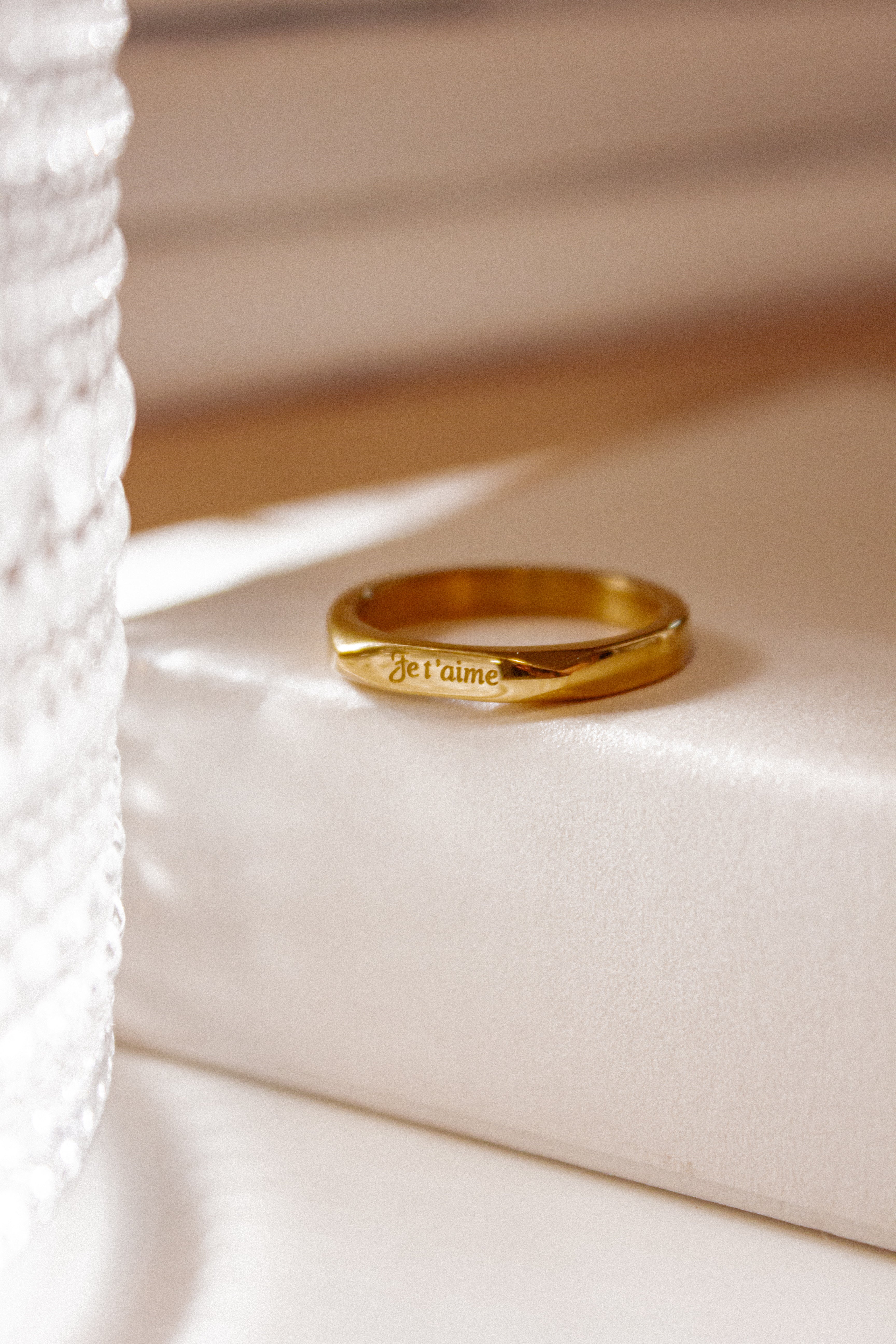 Je t’aime (I LOVE YOU) ring