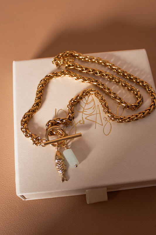 Pez Azul necklace
