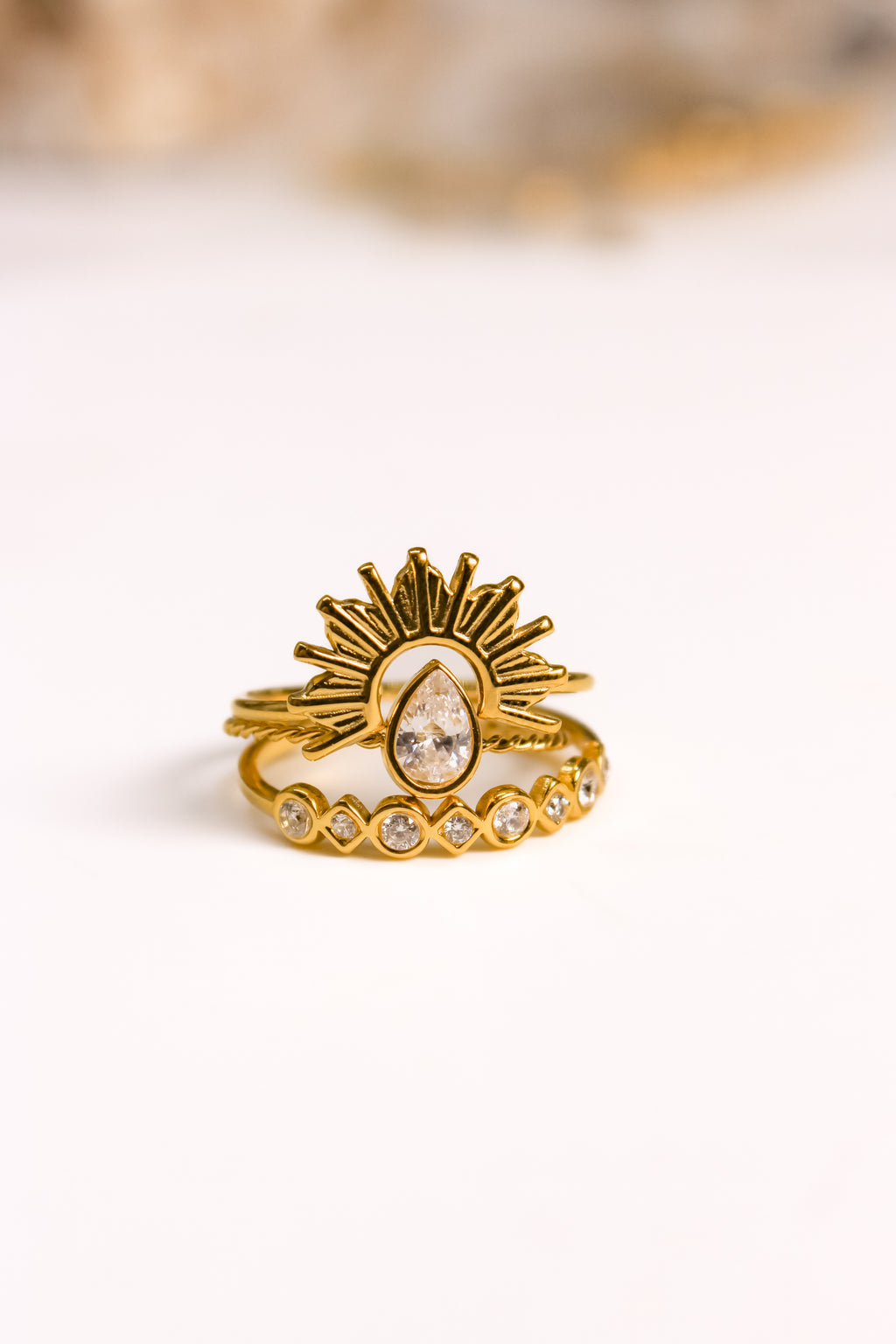 Astro Zirconia Ring Set
