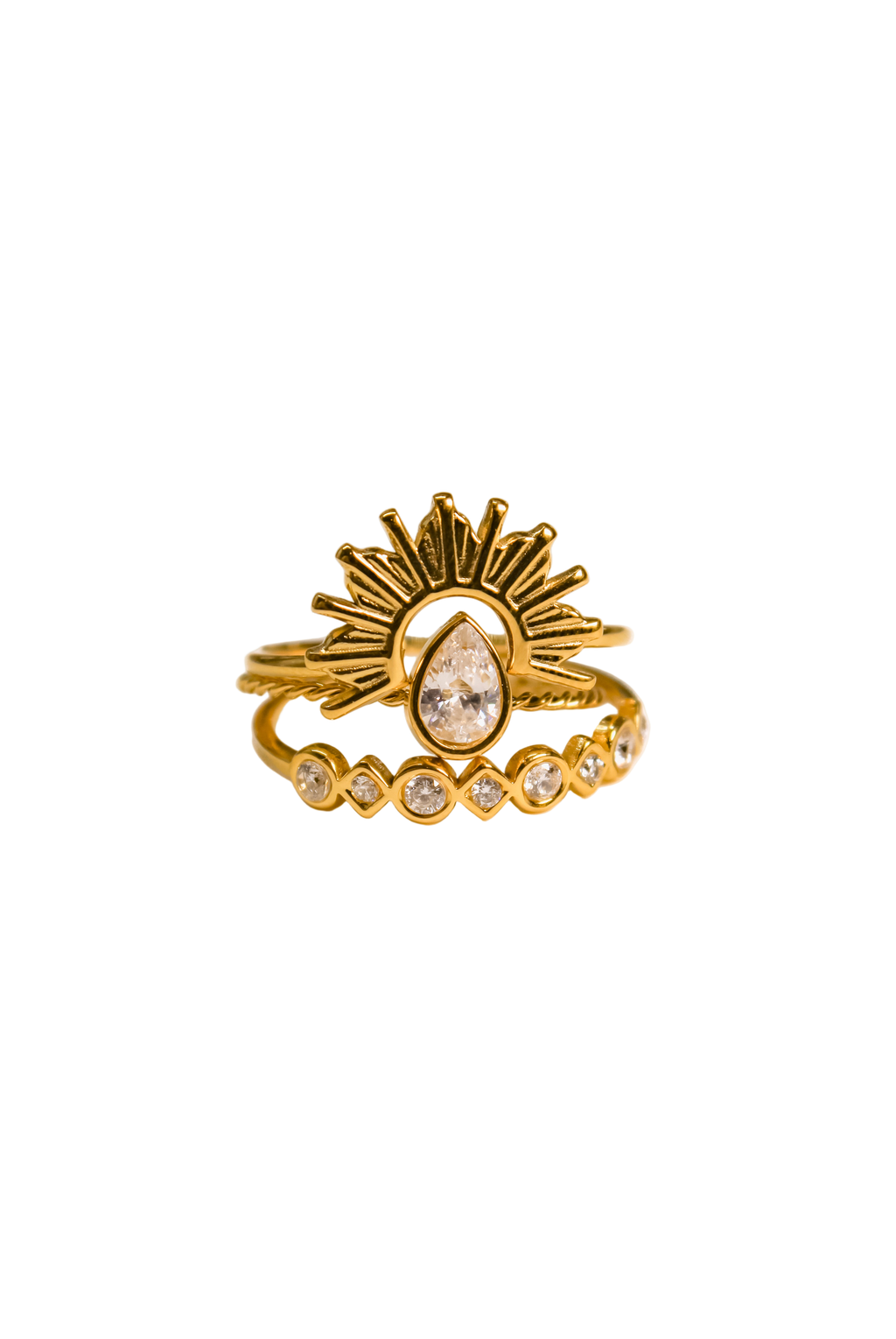 Astro Zirconia Ring Set