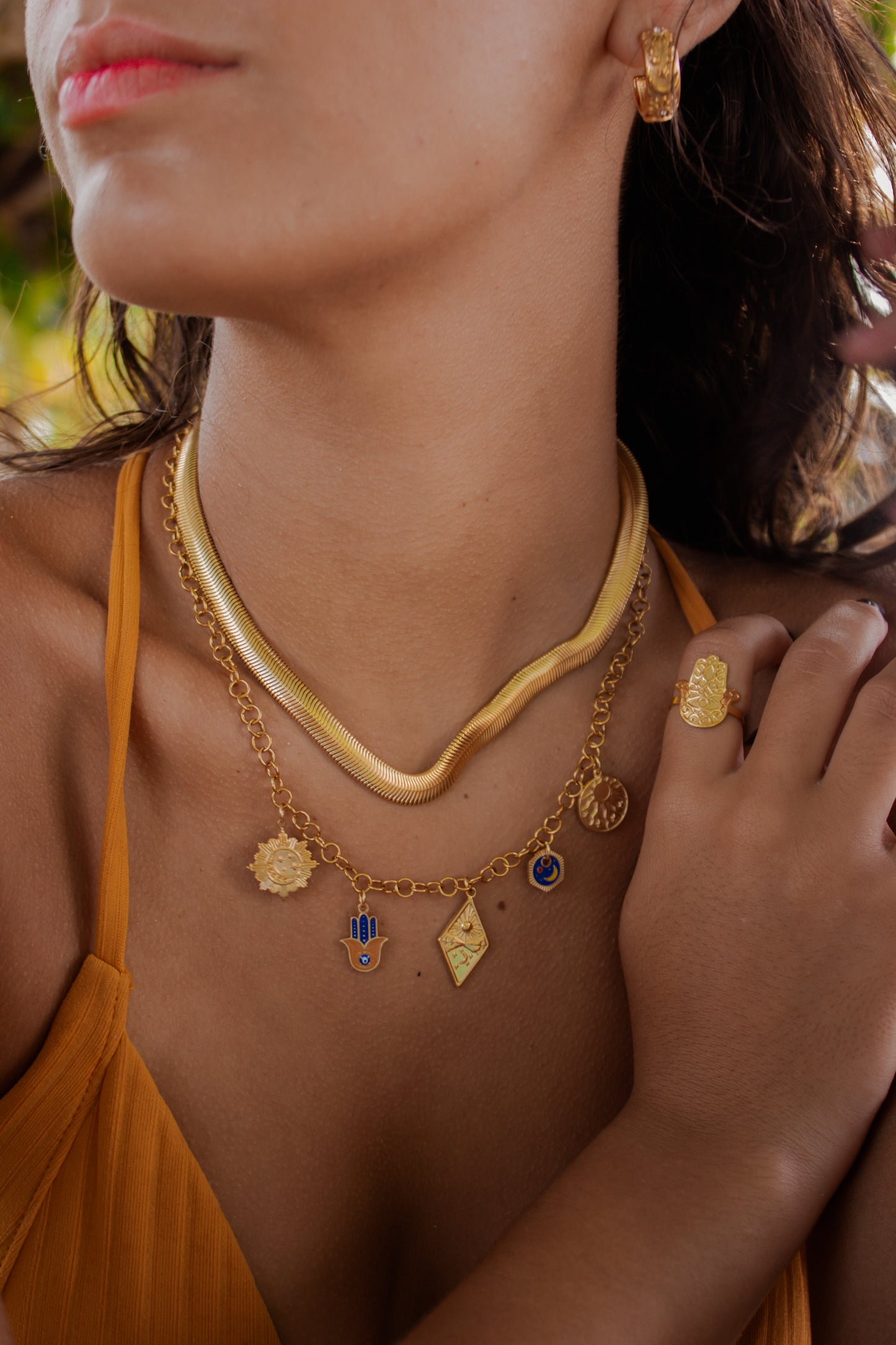 Hamsa Hand ring