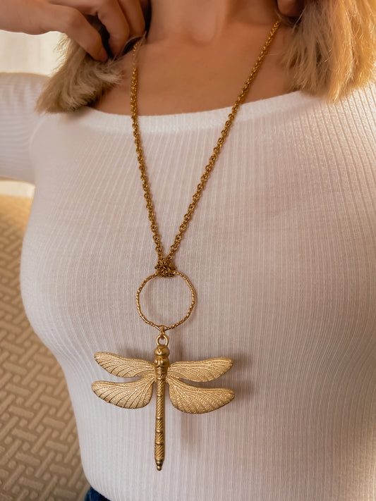 Dragonfly Long necklace