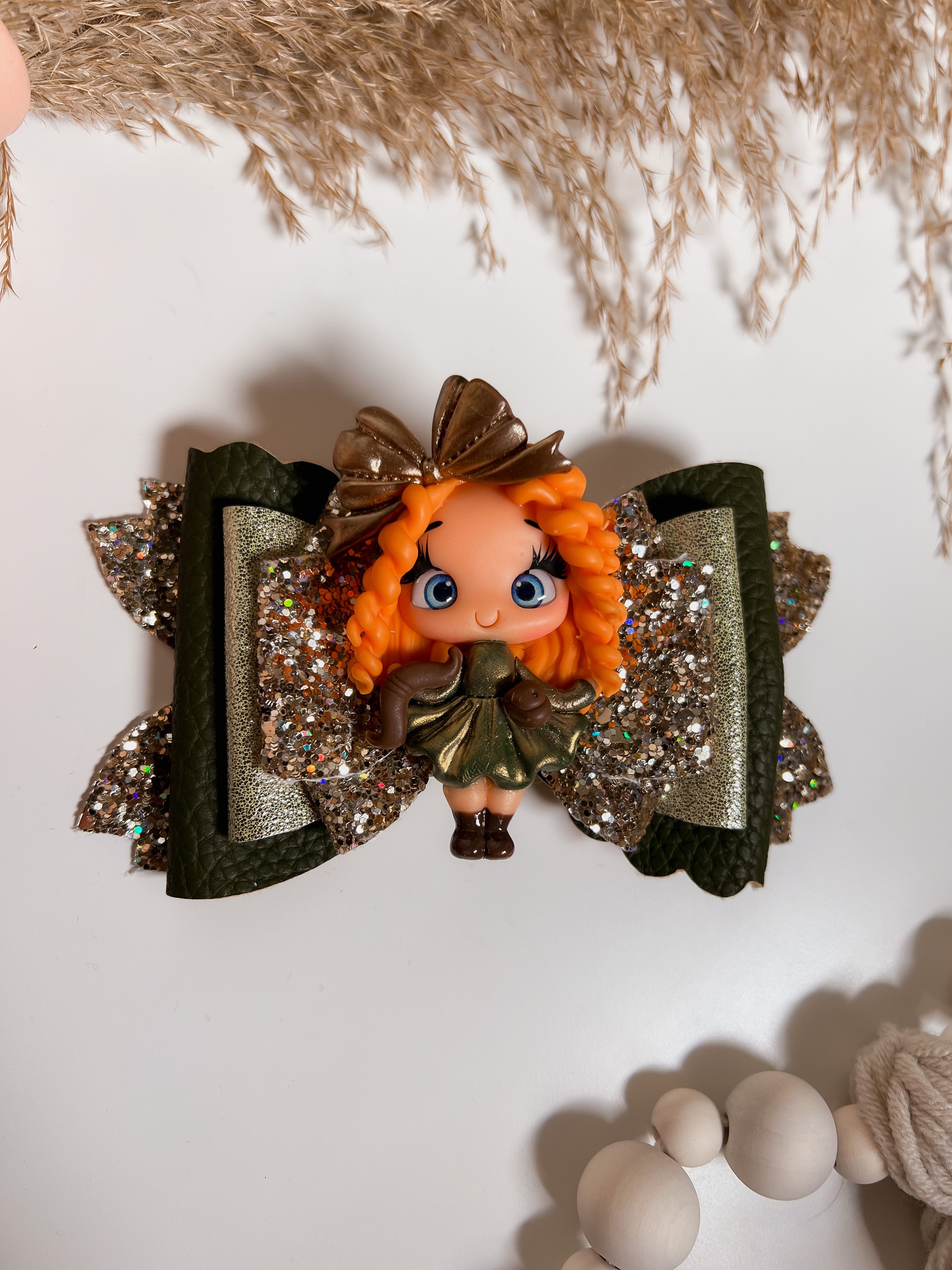 Merida bow- Brave- Handcrafted bows and accessories for girls – Dije Azul