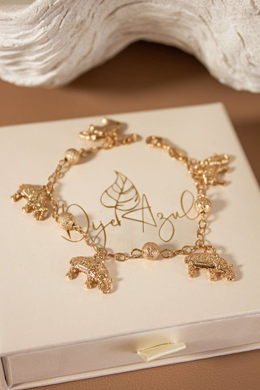 Elephant bracelet (GF)