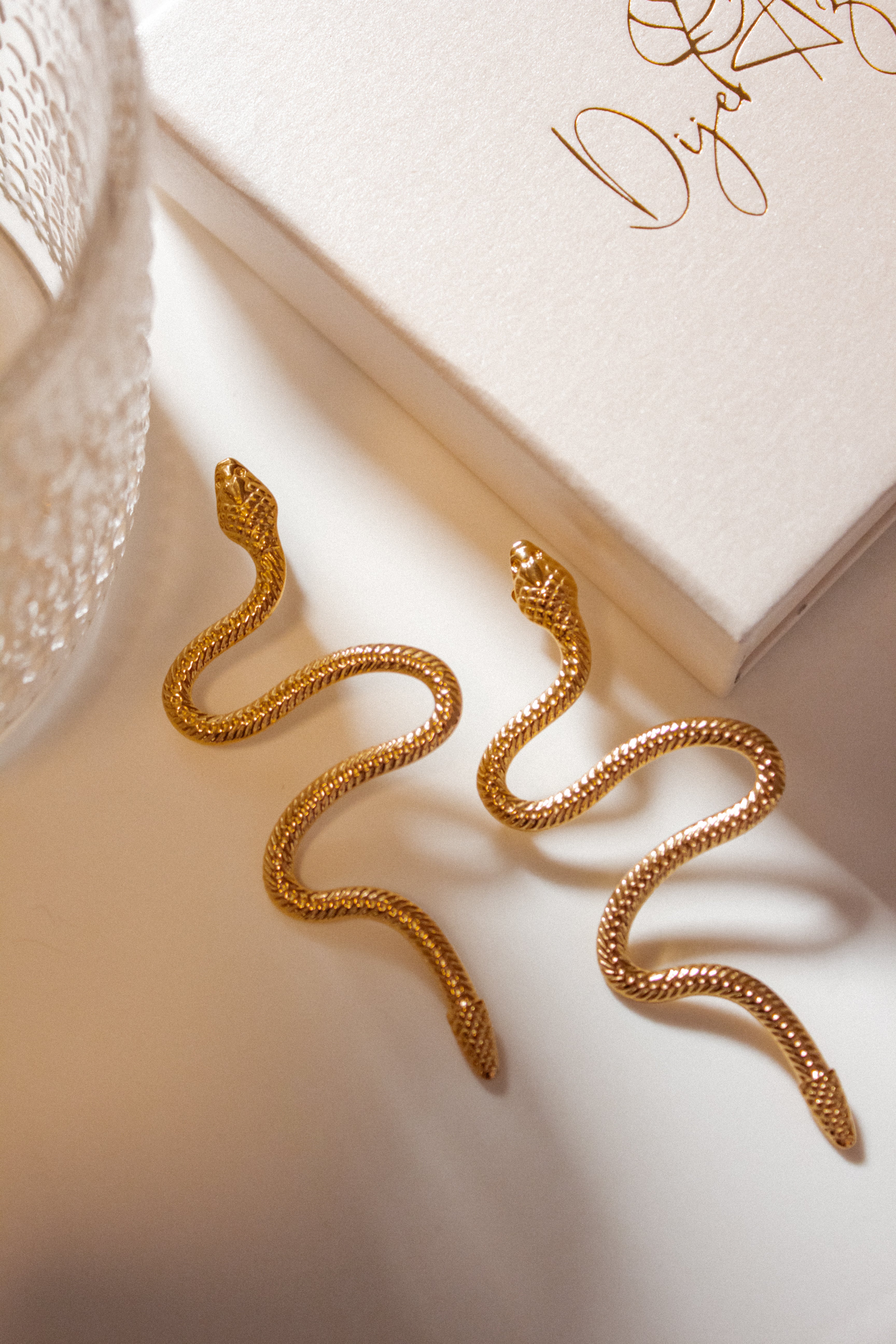 Snake earrings