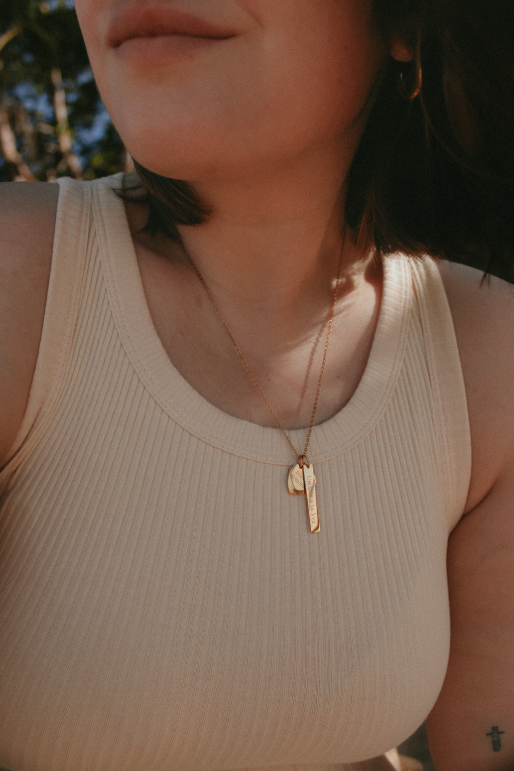 Un dia al Vez Reversible necklace