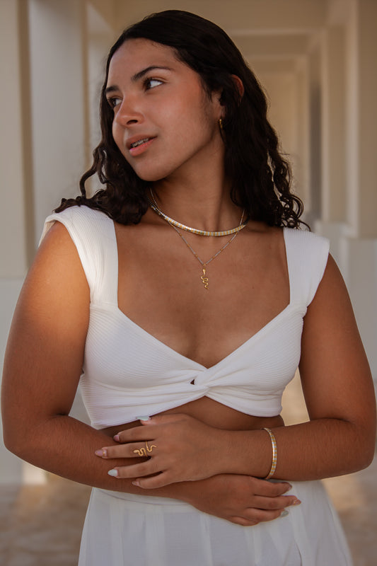 Dos Tonos necklace + bracelet set
