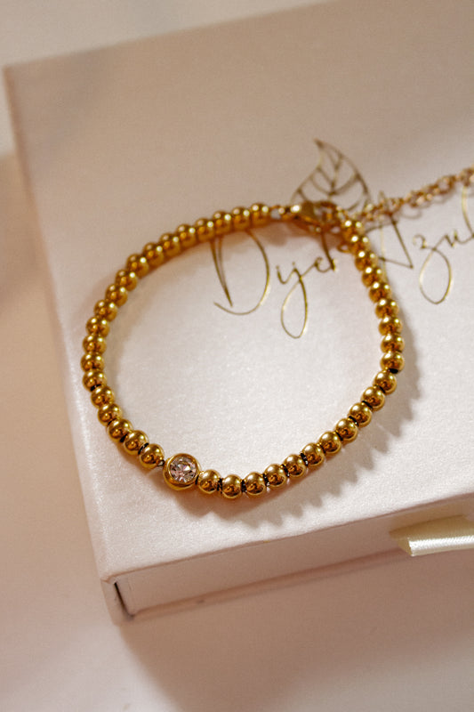 Golden Zirconia bracelet