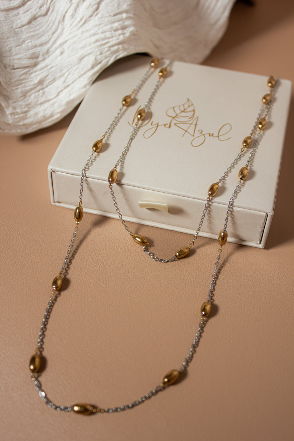 Two Tones Double necklace
