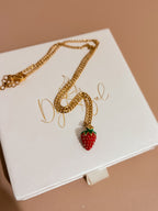 Strawberry necklace