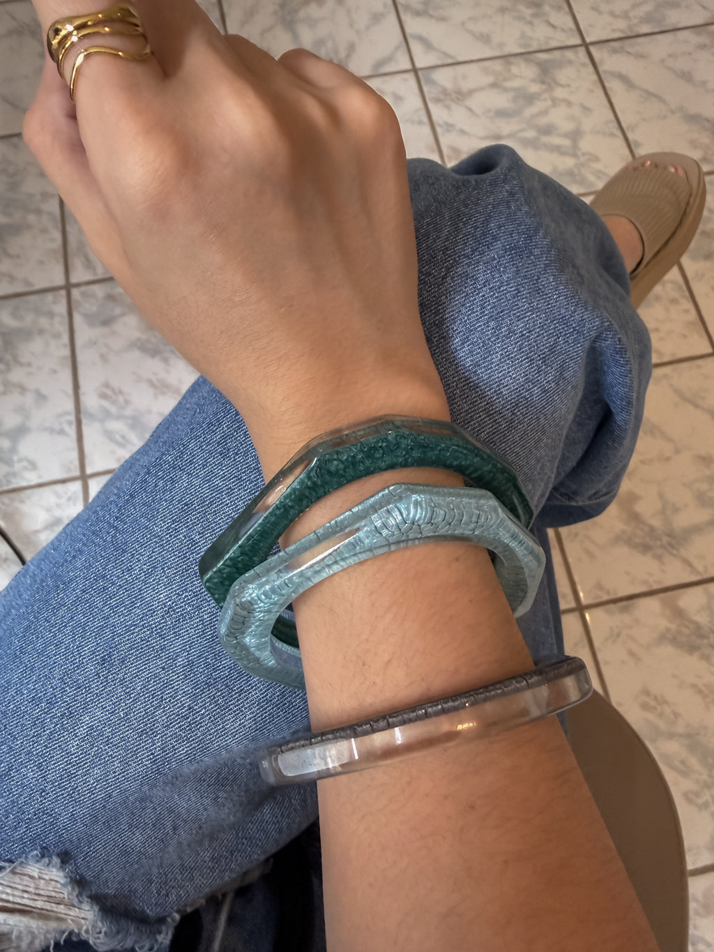 Yo Estoy Aquí bracelet set