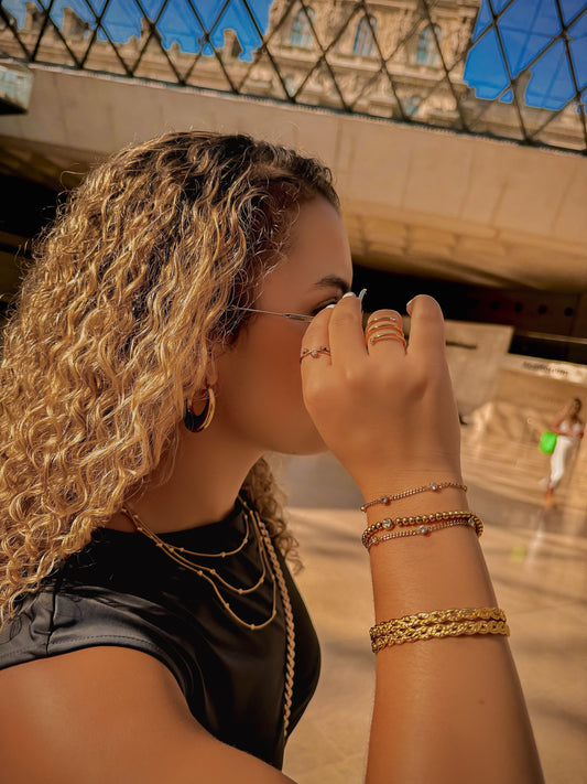 Golden Zirconia bracelet