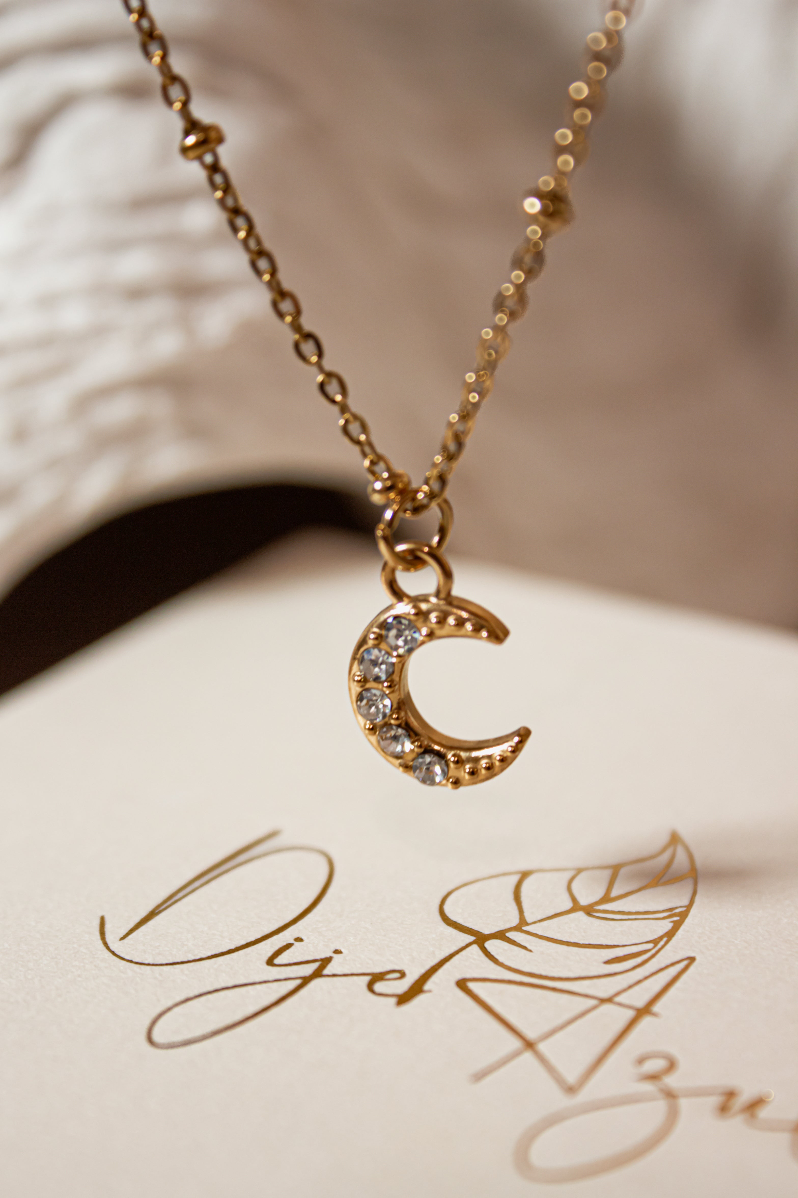 Shiny Moon necklace