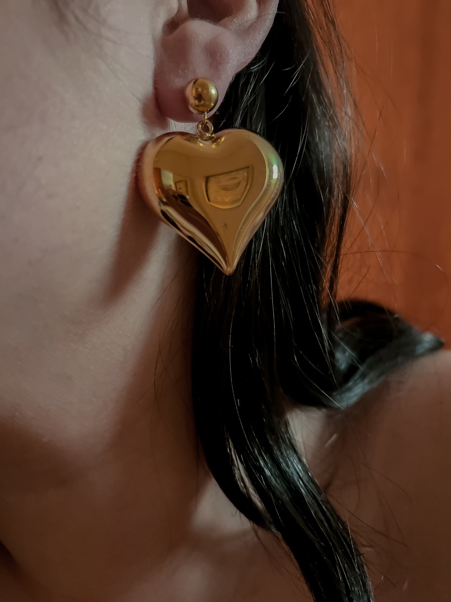 Statement Heart earrings
