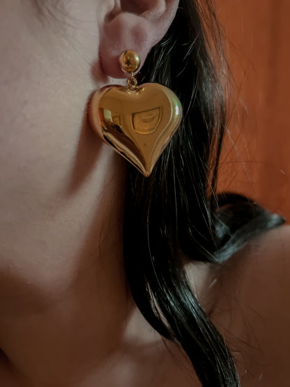 Statement Heart earrings